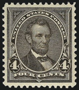 Sale 968A, Lot 322, 1895-98 Watermarked Bureau Issue (Scott 264-278)