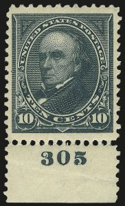 Sale 968A, Lot 328, 1895-98 Watermarked Bureau Issue (Scott 264-278)