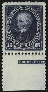 Sale 968A, Lot 329, 1895-98 Watermarked Bureau Issue (Scott 264-278)