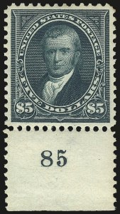 Sale 968A, Lot 337, 1895-98 Watermarked Bureau Issue (Scott 264-278)