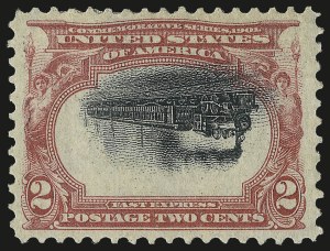 Sale Number 968A, Lot Number 365, 1901 Pan-American Issue Invert Singles (Scott 294a, 295a, 296)