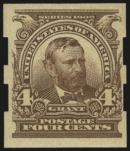 Sale 968B, Lot 390, 1902-08 Issue (Scott 314A single, pair and line pair)
