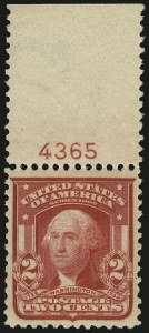 Sale 968B, Lot 408, 1902-08 Issue (Scott 319-322)