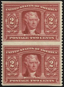 Sale 968B, Lot 419, 1904 Louisiana Purchase, Jamestown Issues (Scott 323-330)