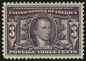 Sale Number 968B, Lot Number 420, 1904 Louisiana Purchase, Jamestown Issues (Scott 323-330)