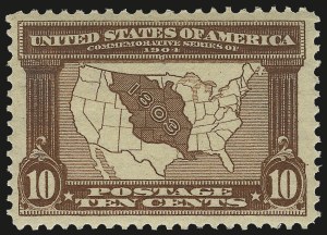 Sale 968B, Lot 422, 1904 Louisiana Purchase, Jamestown Issues (Scott 323-330)