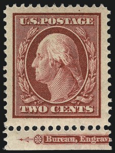 Sale 968B, Lot 426, 1908-10 Washington-Franklin Issues (Scott 331-356)