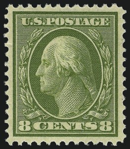 Sale 968B, Lot 430, 1908-10 Washington-Franklin Issues (Scott 331-356)