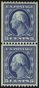 Sale 968B, Lot 447, 1908-10 Washington-Franklin Issues (Scott 331-356)