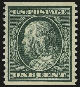 Sale 968B, Lot 451, 1908-10 Washington-Franklin Issues (Scott 331-356)