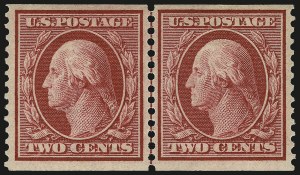 Sale 968B, Lot 452, 1908-10 Washington-Franklin Issues (Scott 331-356)