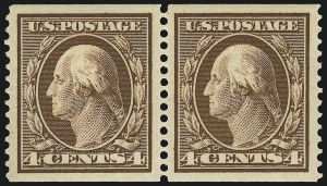 Sale 968B, Lot 456, 1908-10 Washington-Franklin Issues (Scott 331-356)