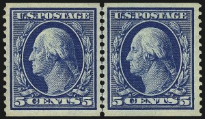 Sale 968B, Lot 458, 1908-10 Washington-Franklin Issues (Scott 331-356)
