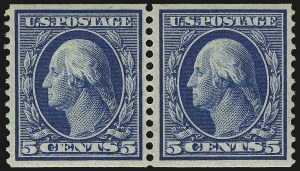 Sale 968B, Lot 459, 1908-10 Washington-Franklin Issues (Scott 331-356)