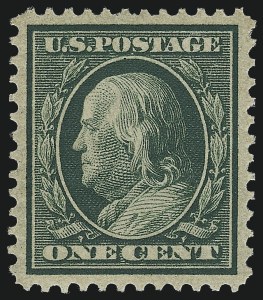 Sale Number 968B, Lot Number 464, 1909 Bluish Paper Issue (Scott 357-366)