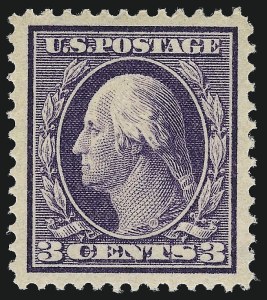 Sale 968B, Lot 477, 1910-13 Washington-Franklin Issue (Scott 374-388)