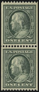 Sale Number 968B, Lot Number 486, 1910-13 Washington-Franklin Issue (Scott 374-388)