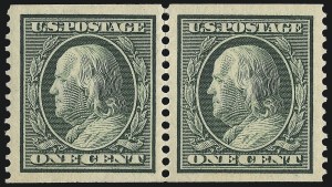 Sale Number 968B, Lot Number 490, 1910-13 Washington-Franklin Issue (Scott 374-388)