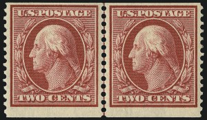 Sale 968B, Lot 492, 1910-13 Washington-Franklin Issue (Scott 374-388)