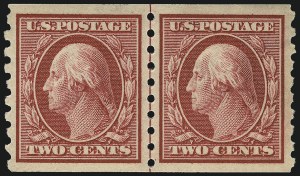 Sale 968B, Lot 501, 1910-13 Washington-Franklin Issue (Scott 390-396)