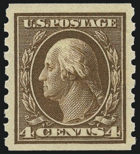 Sale 968B, Lot 509, 1910-13 Washington-Franklin Issue (Scott 390-396)