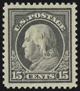 Sale Number 968B, Lot Number 534, 1912-14 Washington-Franklin Issue (Scott 405-423)