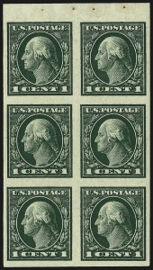Sale 968B, Lot 542, 1913-15 Washington-Franklin Issues (Scott 424-460)