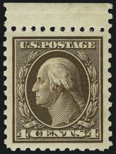 Sale 968B, Lot 544, 1913-15 Washington-Franklin Issues (Scott 424-460)