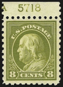 Sale 968B, Lot 548, 1913-15 Washington-Franklin Issues (Scott 424-460)