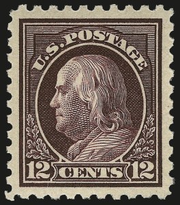 Sale 968B, Lot 552, 1913-15 Washington-Franklin Issues (Scott 424-460)