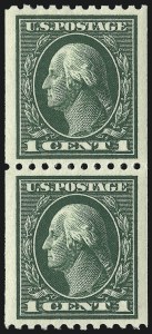 Sale 968B, Lot 559, 1913-15 Washington-Franklin Issues (Scott 424-460)