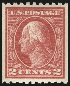 Sale 968B, Lot 562, 1913-15 Washington-Franklin Issues (Scott 424-460)
