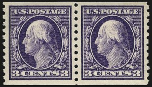 Sale 968B, Lot 570, 1913-15 Washington-Franklin Issues (Scott 424-460)