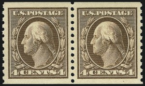 Sale 968B, Lot 573, 1913-15 Washington-Franklin Issues (Scott 424-460)