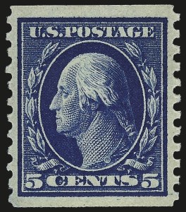 Sale 968B, Lot 577, 1913-15 Washington-Franklin Issues (Scott 424-460)