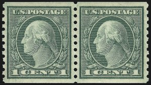 Sale 968B, Lot 586, 1913-15 Washington-Franklin Issues (Scott 424-460)