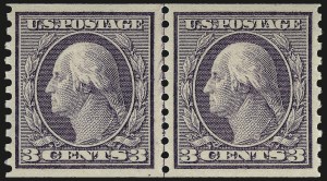 Sale 968B, Lot 595, 1913-15 Washington-Franklin Issues (Scott 424-460)