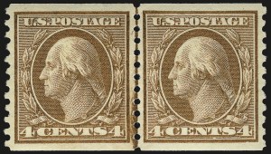 Sale 968B, Lot 597, 1913-15 Washington-Franklin Issues (Scott 424-460)