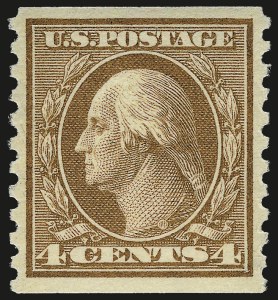 Sale 968B, Lot 599, 1913-15 Washington-Franklin Issues (Scott 424-460)