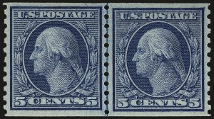 Sale 968B, Lot 600, 1913-15 Washington-Franklin Issues (Scott 424-460)