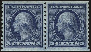 Sale 968B, Lot 601, 1913-15 Washington-Franklin Issues (Scott 424-460)