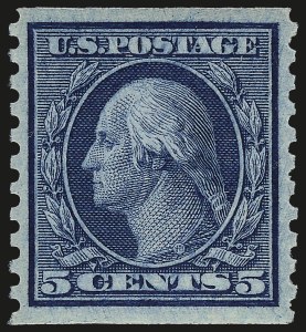 Sale 968B, Lot 602, 1913-15 Washington-Franklin Issues (Scott 424-460)