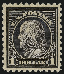 Sale 968B, Lot 606, 1913-15 Washington-Franklin Issues (Scott 424-460)