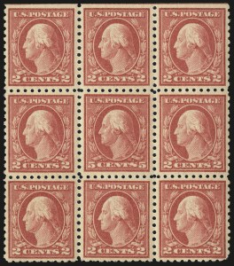 Sale 968B, Lot 613, 1916-17 Issues (Scott 461-480)