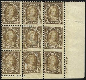 Sale 968B, Lot 727, 1922-29 Issues (Scott 551-573)