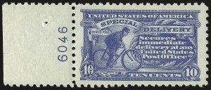 Sale 968B, Lot 775, Special Delivery (E) and Registration (F)