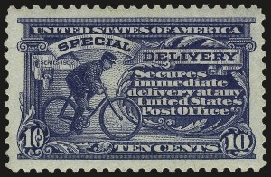 Sale 968B, Lot 778, Special Delivery (E) and Registration (F)