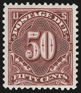 Sale 968B, Lot 820, Postage Due (Scott J29-J50)