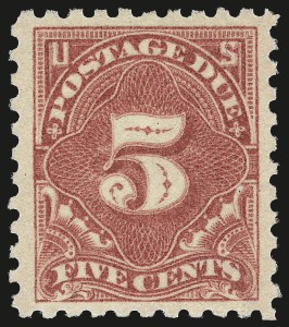 Sale 968B, Lot 833, Postage Due (Scott J52-J76)