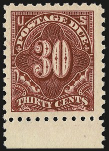 Sale 968B, Lot 835, Postage Due (Scott J52-J76)